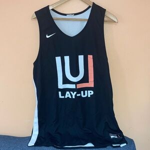 Nike Black and White Basketball Tank jersey